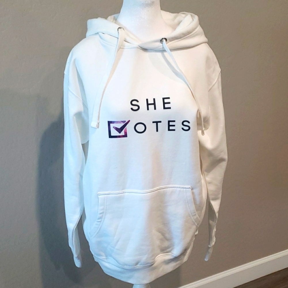 SHE VOTES Sweatshirt Size M
